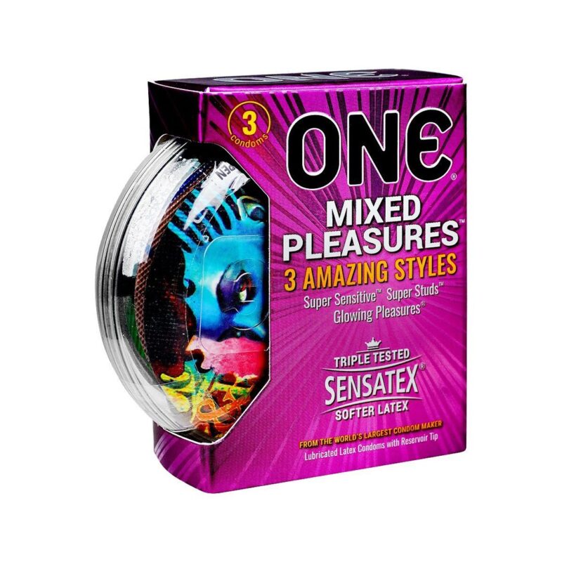 ONE MIXED PLEASURE CONDOM