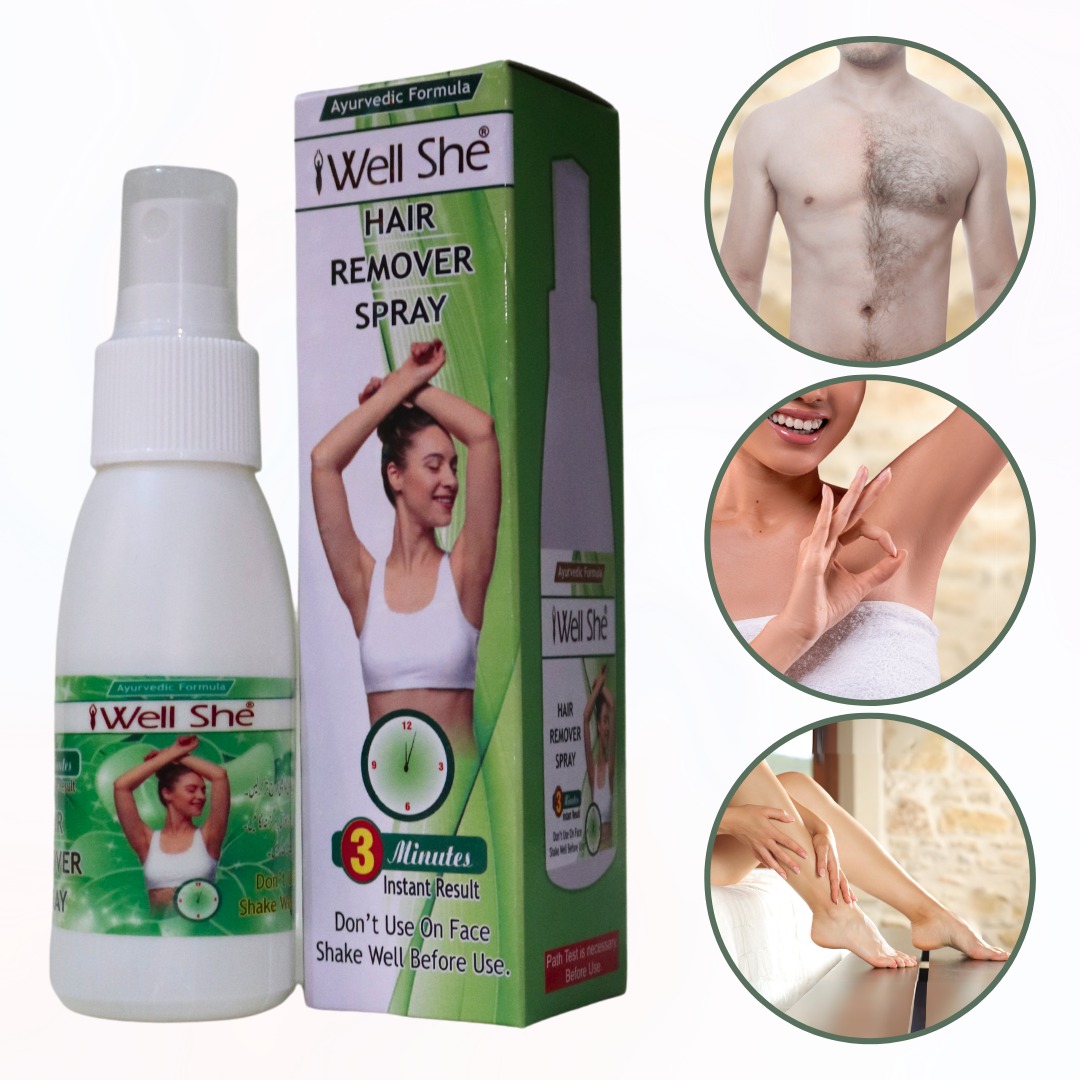 WELL SHE HAIR REMOVER SPRAY HAIR REMOVER SPRAY